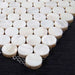 8mm Thickness Penny Round Natural Sea Shell Mosaic Kitchen Backsplash White Mother Of Pearl Tile Bathroom MOP134 - My Building Shop
