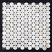 8mm Thickness Penny Round Freshwater Shell Mosaic White Mother Of Pearl Tile MOP130 Bathroom Seashell Wall Tiles - My Building Shop