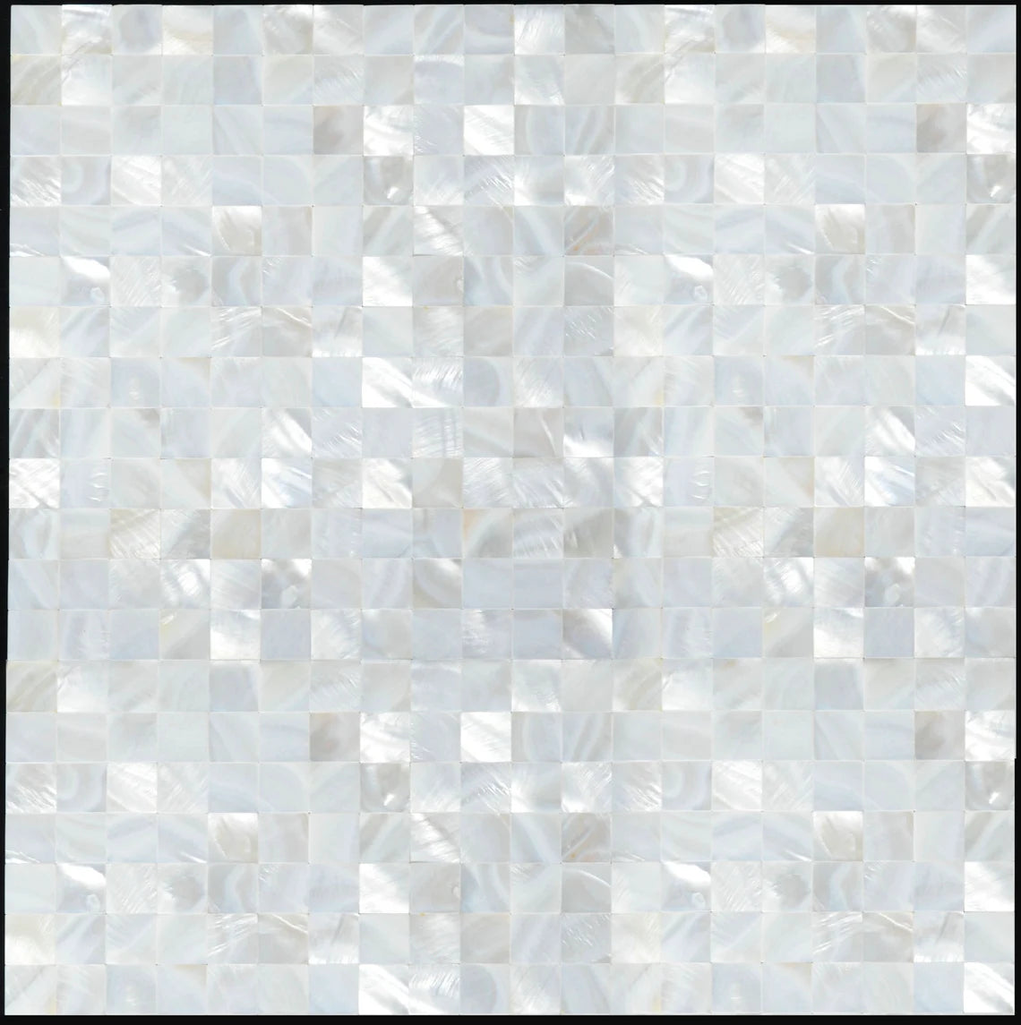 Groutless White Mother of Pearl Shell Backsplash Wall Flooring Tile MO ...
