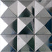 11 PCS Pyramid silver metal mosaic wall panel SMMT004 stainless steel mosaic wall tiles 3D metallic mosaic tiles backsplash - My Building Shop