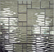11 PCS Silver metal mosaic stainless steel kitchen wall tile backsplash SMMT013 3D waved metallic mosaic tiles - My Building Shop