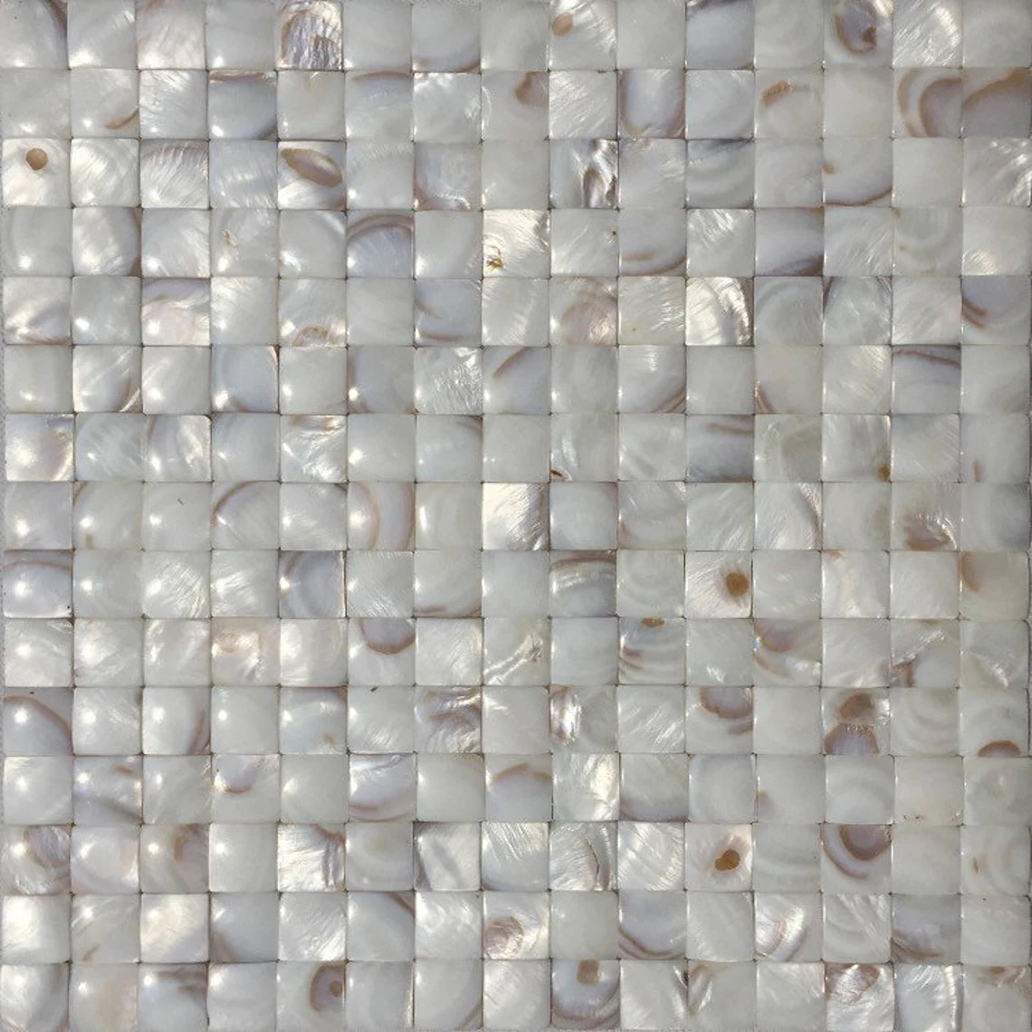 Seamless White Mother of pearl tile backsplash MOP19016 natural shell ...