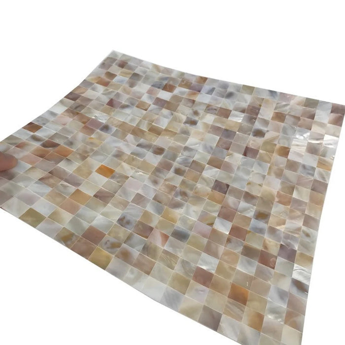Seamless Mother of pearl wall tile backsplash MOP19013 fresh water natural groutless shell mosaic bathroom tile - My Building Shop