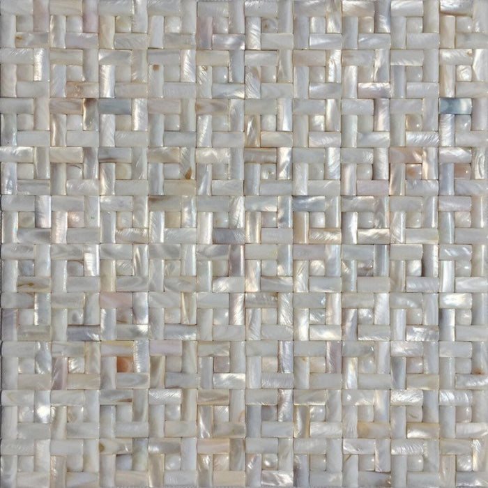White Seamless Brick Square Mother of pearl tile kitchen backsplash MOP19021 natural shell mosaic bathroom wall tile - My Building Shop