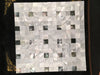 2mm Thickness Seamless Black Lip White Mother Of Pearl Backsplash Bathroom Shell Mosaic Wall Tile MOPSL080 - My Building Shop