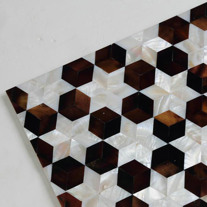 8mm Thickness Rhombus Diamond Parquet Seamless Natural White Oyster Pen Shell Tile Backsplash Bathroom Mother Of Pearl Mosaic Wall Tiles MOPN004 - My Building Shop