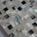 8mm Thickness Seamless White Black Lip Mother Of Pearl Tile Backsplash Bathroom Seashell Mosaic MOPN006 - My Building Shop