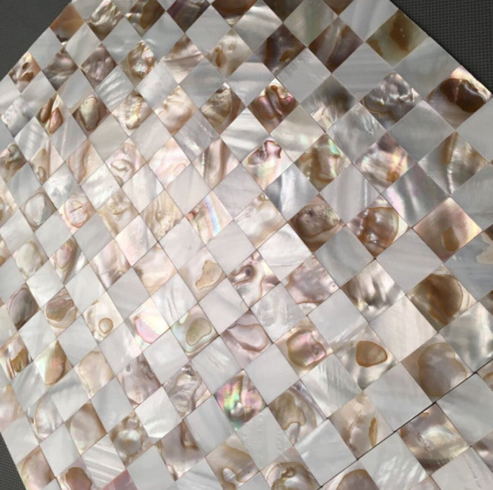 2mm Thickness Seamless Natural White Mother Of Pearl Tile Kitchen Backsplash Bathroom Shell Mosaic Wall Tiles MOPSL067 - My Building Shop