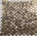 11 PCS 2mm Thickness Dying Brown Fish Scale Mother Of Pearl Tile Kitchen Backsplash Bathroom Shell Mosaic MOPSL071 - My Building Shop