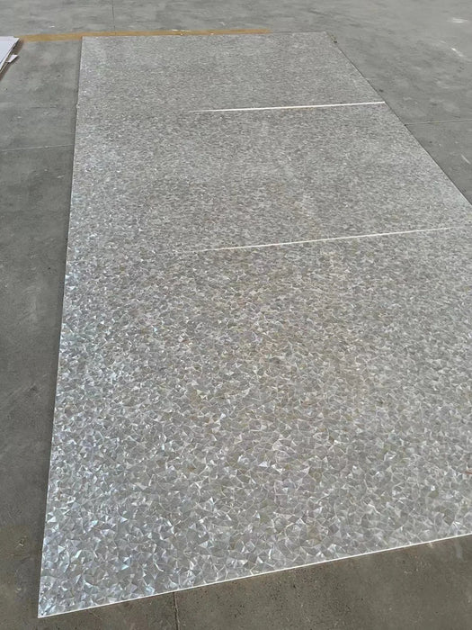 8mm Thickness Luxury Triangle White Lip Butterfly Shell Mosaic Seamles ...