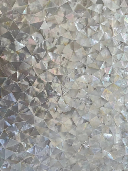 8mm Thickness Luxury Triangle White Lip Butterfly Shell Mosaic Seamless Groutless Mother of Pearl Kitchen Backsplash MOP033B Bathroom Wall Tile - My Building Shop