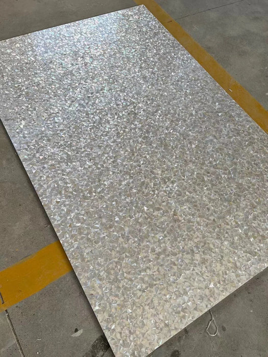8mm Thickness Luxury Triangle White Lip Butterfly Shell Mosaic Seamles ...