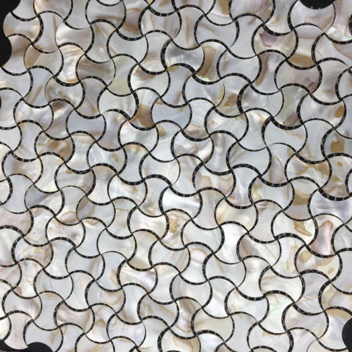 2mm Thickness Irregular Mother Of Pearl Shell Mosaic For Kitchen Backsplash Bathroom Wall Tile MOPSL015 - My Building Shop