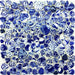 5 PCS Glazed pebble mosaic tiles PPMT005 pebble flooring tiles blue porcelain ceramic heart shape mosaics bathroom tiles - My Building Shop