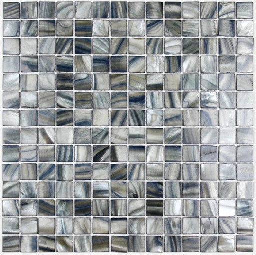 Wholesale GORGECRAFT 220 Pieces Mosaic Tiles Glass Glitter Mosaic Square  Shape Stained Glass Pieces for DIY Crafts Kitchen Shower (Grey Mix 