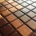 Wooden Mosaic Backsplash Pannel NWMT051 Natural Wood Tile - My Building Shop