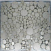 11 PCS Brushed silver metal mosaic SMMT024 penny round metallic stainless steel wall tile bubble mosaic tiles backsplash - My Building Shop