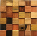 Wood Mosaic Tile NWMT036 3D Kitchen Backsplash Wooden Mosaic Pattern - My Building Shop