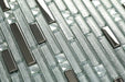 5 PCS Silver glass mosaic tile backsplash mirror kitchen bathroom crystal glass wall tiles SSMT311 - My Building Shop