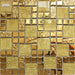 5 PCS Crystal gold glass mosaic backsplash tile JMFGT004 electroplating gold glass wall tile for kitchen bathroom - My Building Shop