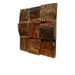 11 PCS Ancient Boat Old Wood Tile 3D Natural Wooden Wallboard Backsplash Mosaic DQ155 - My Building Shop