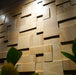 11 PCS Original Rubber Wood Moaic 3D Natural Wooden Wall Backsplash Tile DQ159 - My Building Shop