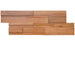 4 PCS Natural Lemon Eucalyptus Wood Mosaic 3D Wooden Backsplash Wall Tile DQ171 - My Building Shop