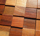 11 PCS Natural Solid Wood Moaic Tile 3D Wooden Panel Wall Backsplash Tiles DQ120 - My Building Shop