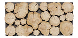 6 PCS Plum Blossom Wood Wall Tile 3D Natural Wooden Wallboard Backsplash Mosaic DQ151 - My Building Shop