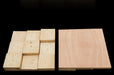 11 PCS Natural Pine Wood Moaic 3D Solid Wooden Panel Wall Backsplash Tile DQ129 - My Building Shop