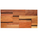 6 PCS Natural Wood Mosaic Backsplash 3D Solid Pattern Panel Wooden Wall Tile DQ094 - My Building Shop