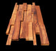 6 PCS Natural Solid Wood Wall Backsplash Tile 3D Wooden Pattern Panel Mosaic Tiles DQ102 - My Building Shop