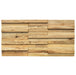 6 PCS Natural Wood Backsplash Tile 3D Solid Wooden Pattern Panel Mosaic Wall Tiles DQ106 - My Building Shop