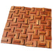 11 PCS Natural Solid Wood Moaic 3D Wooden Wall Tile Backsplash DQ118 - My Building Shop