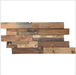 6 PCS Brick Ancient Boat Wood Mosaic Backsplash 3D Wooden Pattern Panel Wooden Wall Tile DQ072 - My Building Shop