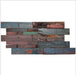 6 PCS Painted Red Blue Green Ancient Boat Wood Mosaic Backsplash 3D Wooden Pattern Panel Wall Tile DQ073 - My Building Shop