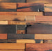 11 PCS Ancient Boat Wood Mosaic Backsplash 3D Pattern Panel Solid Wooden Wall Tile DQ066 - My Building Shop