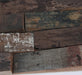 4 PCS Brick Interlocking Black Wood Wall Backsplash 3D Pattern Panel Ancient Boat Wooden Mosaic Tile DQ060 - My Building Shop