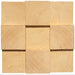 11 PCS Natural Pine Wooden Wall Tile Backsplash 3D Pattern Panel Wood Mosaic Tiles DQ009 - My Building Shop