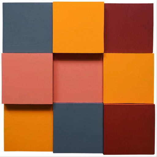 11 PCS Red Yellow Orange Pink Gray Blue Natural Wood Tile Backsplash 3D Pattern Panel Pine Wooden Wall Mosaic Tiles DQ011 - My Building Shop