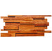 6 PCS Brick Interlocking Rosewood Tile 3D Pattern Panel Solid Wood Mosaic Wall Tiles Backsplash DQ024 - My Building Shop