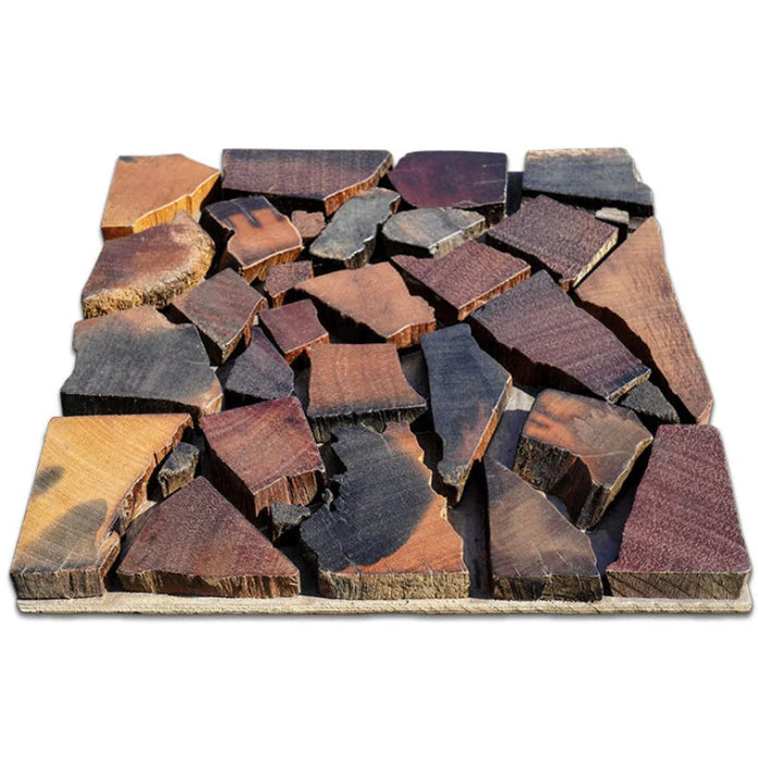 11 PCS Ancient Old Boat Wood Wall Tile Backsplash 3D Pattern Panel Solid Wooden Mosaic Tiles DQ043 - My Building Shop