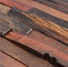 4 PCS Brick Interlocking Wooden Mosaic Wall Tile 3D Pattern Panel Ancient Boat Solid Wood Tiles DQ041 - My Building Shop