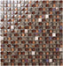 11 PCS Brown Orange Caramel Glass Mix Stone Mosaic Kitchen Backsplash Bathroom Wall Tile YBL015 - My Building Shop