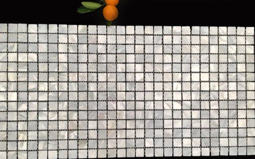 2mm Thickness Natural White Mother Of Pearl Mosaic Kitchen Backsplash Bathroom Shell Tile MOPSL091 - My Building Shop