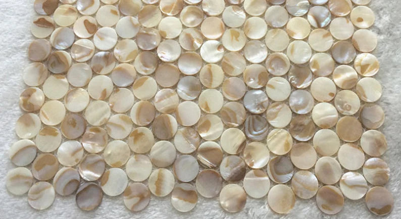 2mm Thickness Mother Of Pearl Tile Kitchen Backsplash Bathroom Shell Mosaic Tiles MOPSL100 - My Building Shop