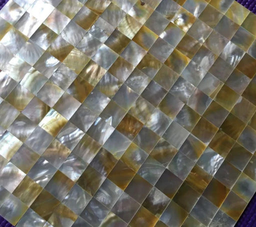 2mm Thickness Seamless Gold Lip Mother Of Pearl Shell Mosaic Bathroom Kitchen Wall Tile MOPSL089 - My Building Shop