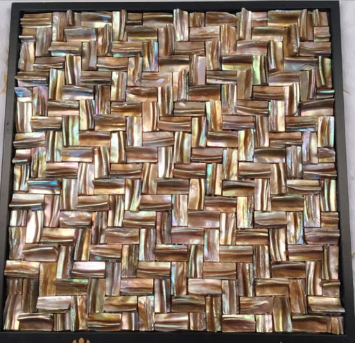3D Natural Mother Of Pearl Shell Tile For Bathroom Kitchen Wall Backsplash Mosaic MOPSL056 - My Building Shop