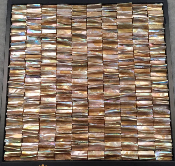 3D Natural Mother Of Pearl Shell Mosaic For Kitchen Backsplash Bathroom Wall Shell Tile MOPSL058 - My Building Shop