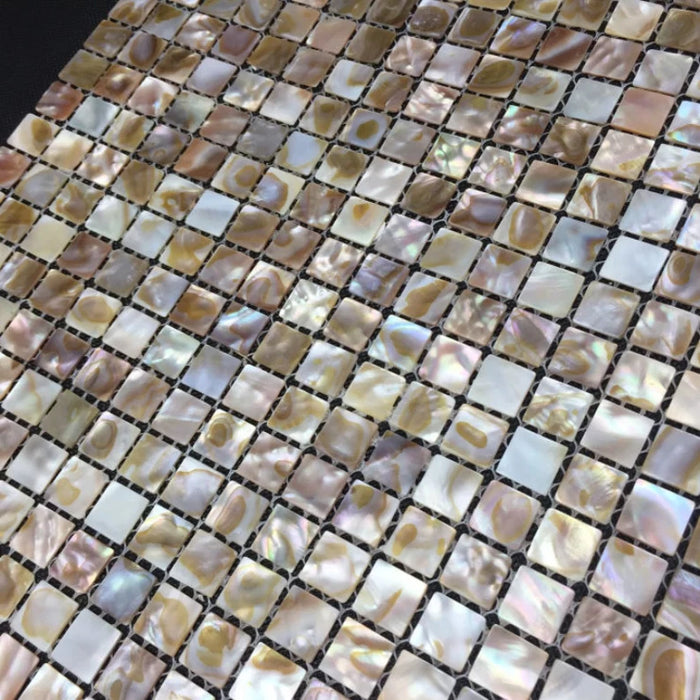 2mm Thickness Natural Mother Of Pearl Tile Freshwater Seashell Mosaic Kitchen Backsplash MOPSL004 - My Building Shop